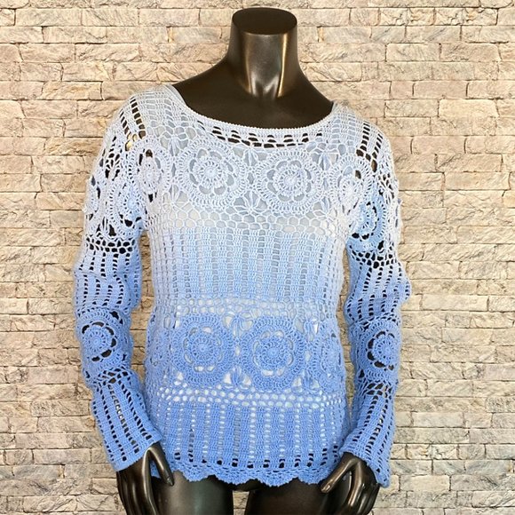 JohnPaulRichard Sweaters - John Paul Richard Crocheted Sweater with Matching Cami
